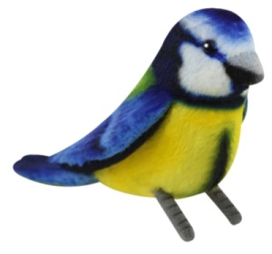 Peluche Oiseau Mésange Bleue